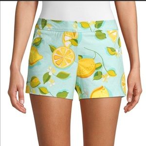 Trina Turk Shangri La Corbin Shorts Lemon Blue 8